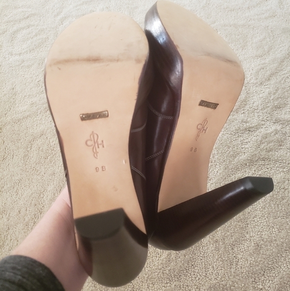 Cole HAAN Nike Air Slip On Stephanie Oxford Heels 9 - Picture 9 of 9